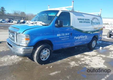 2014 Ford E-250 Commercial z USA, uszkodzony, nr VIN 1FTNE2EW8EDA63444